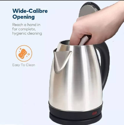 Electric Kettle 1500W – Stainless Steel Electric Water Boiler with Fast Heating, Automatic Shut-Off & 360° Rotational Base – Tea, Coffee & Hot Water Maker for Home & Kitchen