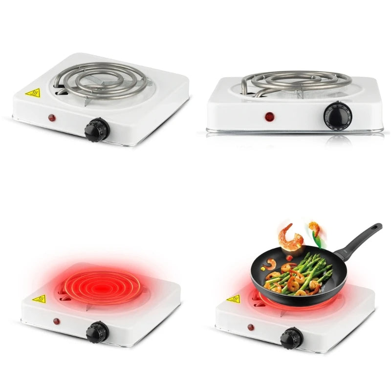 Raf Premium Electric Hot Plate – 1000W | Fast Heating Portable Stove for Home & Kitchen