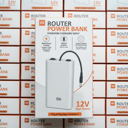 Router Power Bank 12V 20000mAh– Premium Mini UPS for WiFi Routers & Modems