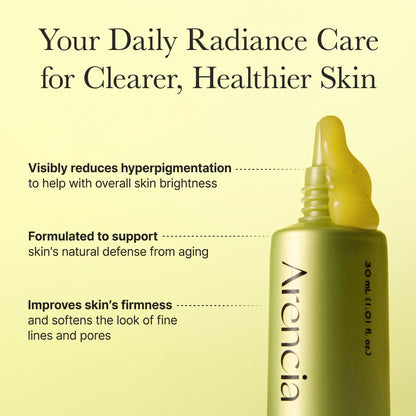 Arencia Vitamin C Booster Shot 30ML – Brightening Facial tube for Radiant, Smooth & Healthy-Looking Skin