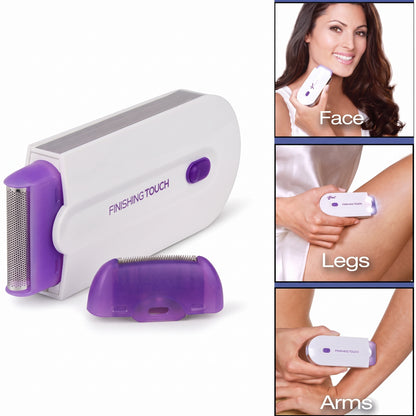 Finishing Touch Hair Remover for Women – Rechargeable Electric Facial & Body Shaver, Gentle Hair Removal for Face, Legs, Arms & Underarms