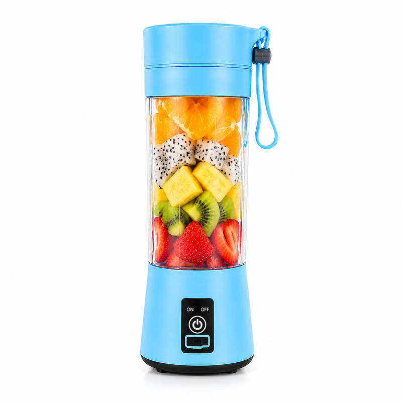 Product Title  Portable Rechargeable Mini Juicer Blender – 6-Blade 380ml Smoothie Maker | USB Electric Fruit Juicer for Home, Office & Travel