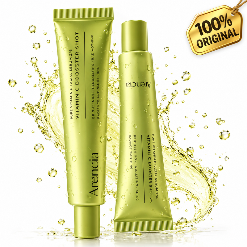 Arencia Vitamin C Booster Shot 30ML – Brightening Facial tube for Radiant, Smooth & Healthy-Looking Skin