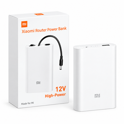 Router Power Bank 12V 20000mAh– Premium Mini UPS for WiFi Routers & Modems